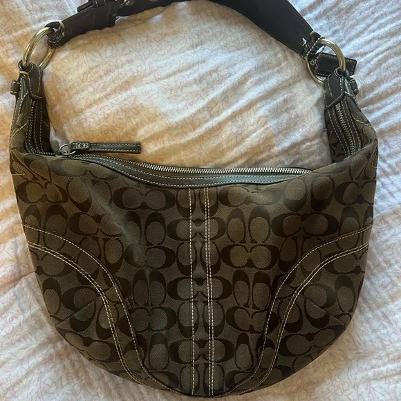 Coach Brown Hobo Bag - Picture 2 of 7